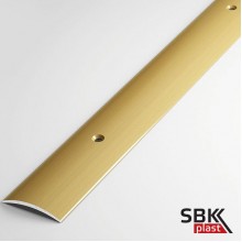 ПО-30 порог алюминиевый гладкий с отверстиями шириной 30мм